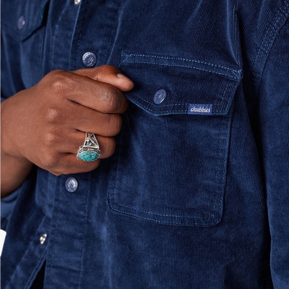 Chubbies- Men’s “The Cordial”- Corduroy Overshort- Navy Blue - Sz L- NWT 🤩 - Picture 3 of 4